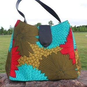 Multicolored African Print Bag (ABI ESO)